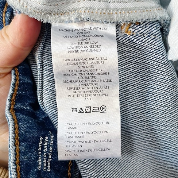 Anthropologie PILCRO The Austyn High-Rise Cuffed Wide Leg Jeans Size 28 - Picture 14 of 14